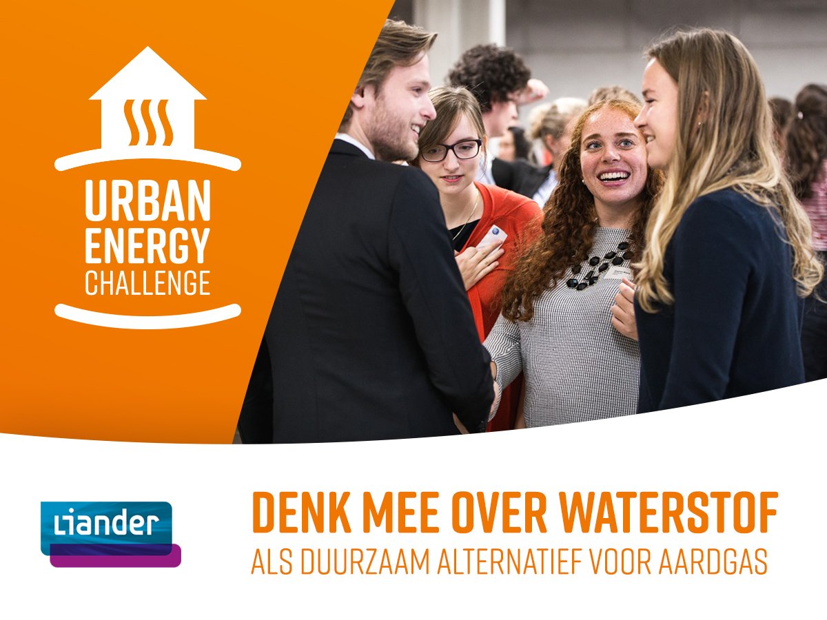 Studenten en starters met elke studieachtergrond opgelet: <a href="/LianderNL/">Liander</a>​ heeft jou nodig om tijdens de Urban Energy Challenge mee te denken over de toepassing van waterstof, een duurzaam alternatief voor aardgas! Kijk voor meer informatie op bit.ly/2FOTVQC! #UEC2018