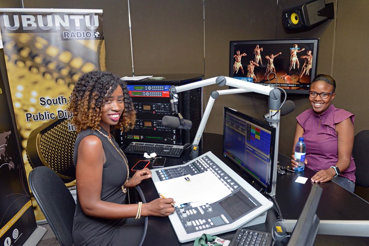 UbuntuRadioZA's tweet photo. EARLIER TODAY: #UbuntuRadioZA studios were graced by the presence of SAT Head of Tourism, Ms Mashoto Zimba. She came to discuss domestic tourism with @thelma_onradio https://t.co/xoxTtvHa4n