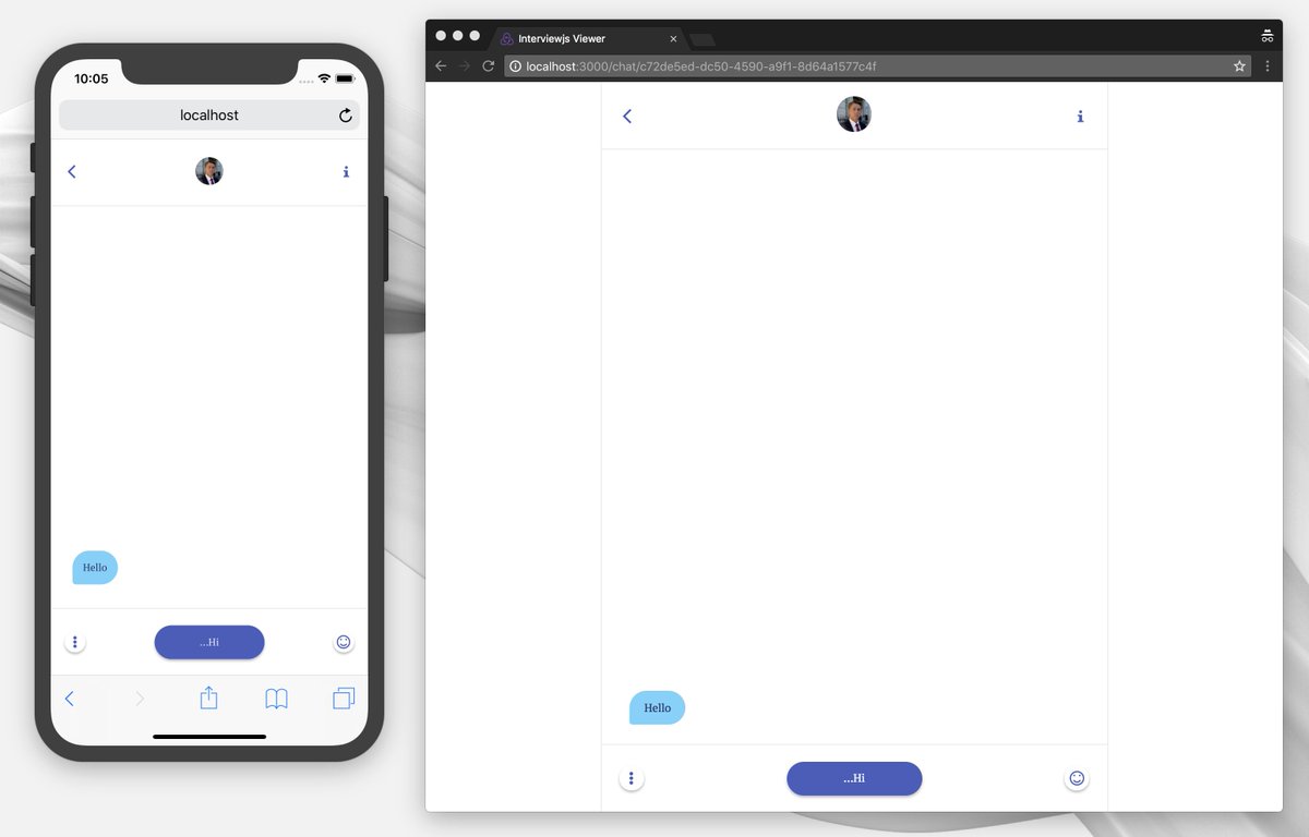 interview_js's tweet image. Your #InterviewJS stories will perform nicely on all devices thanks to responsive UI we’ll building. Coming very soon.

#opensource #opennews #chatbot #chatbots #toolsfornews #storytelling #journalism #DniFund #googledni #hackshackers #NICAR18