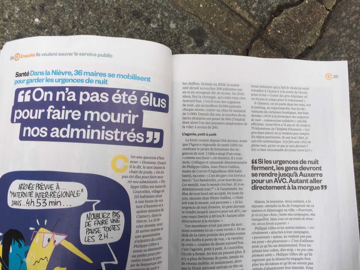 L'<a href="/ebdolejournal/">ebdolejournal</a> d'aujourd'hui, c'est le numéro 10. Et cet ebdo là je le trouve soüperbe! En vrac: une enquête en Casamance, des citoyens qui tentent de sauver leurs services publics, l'histoire des EHPAD, des paroles de lecteurs fortes... allez ! Lisez, achetez, soutenez ! ❤️