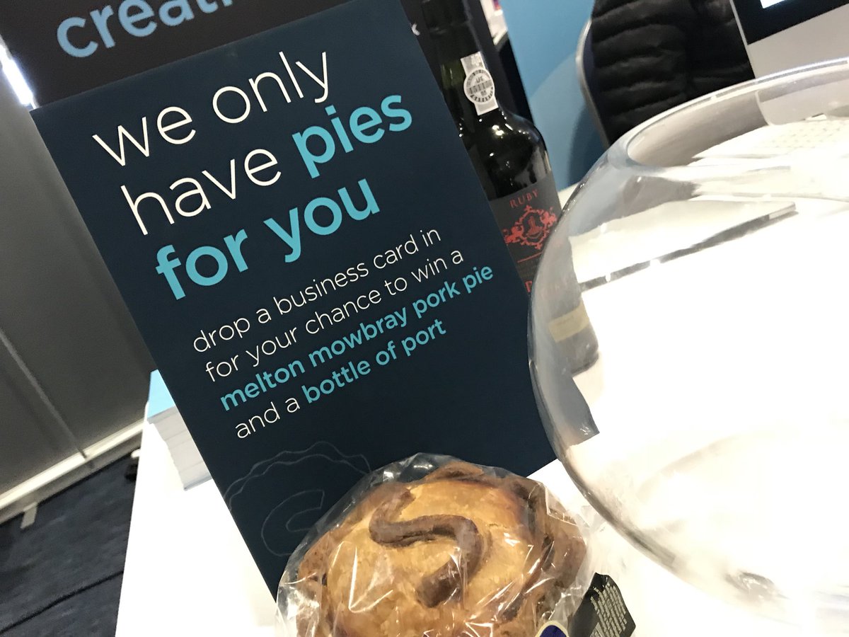 stream_studio's tweet image. Visiting #mbnexpo18 today? Drop a card in our bowl for your chance to win pie!!!! #meltonmowbray #porkpie #winpie