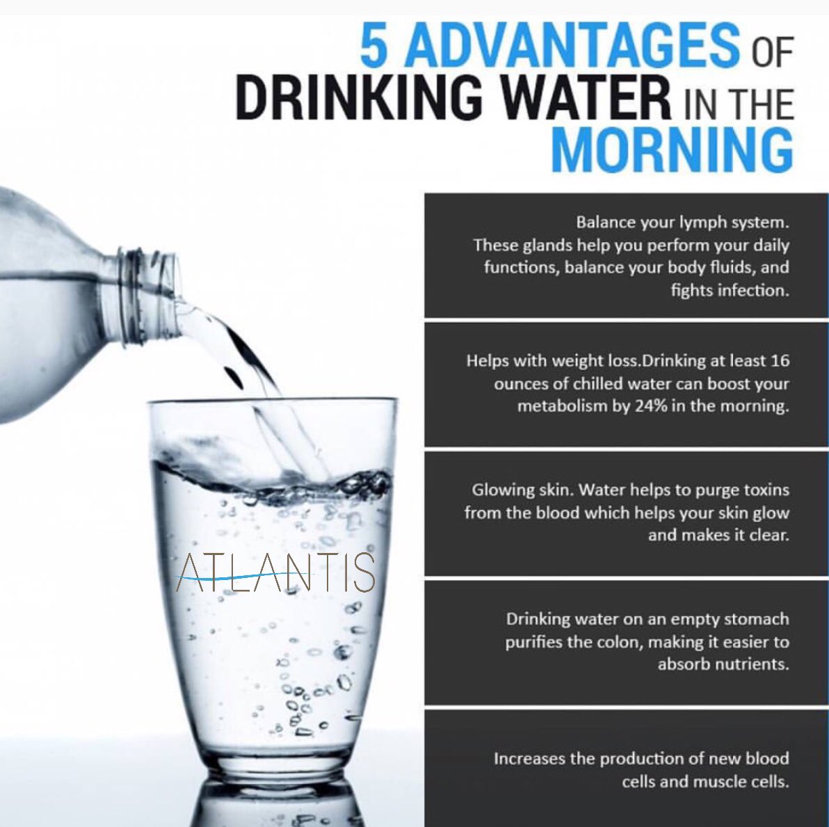 atlantis_water's tweet photo. Advantaged os Drinking Water in the Morning. 

#water #healthy #skincare #HealthyLiving #BrandedContent #FitnessFriday #springwater https://t.co/hmefQ0PJ1w