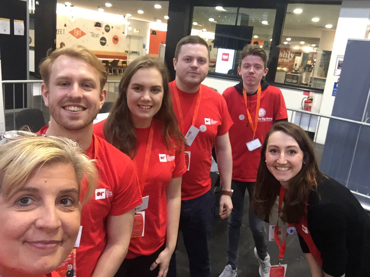 Waiting for the kids to arrive ! <a href="/TheORSociety/">The OR Society</a> @ORinSchools <a href="/BigBangFair/">BigBang redirect</a>