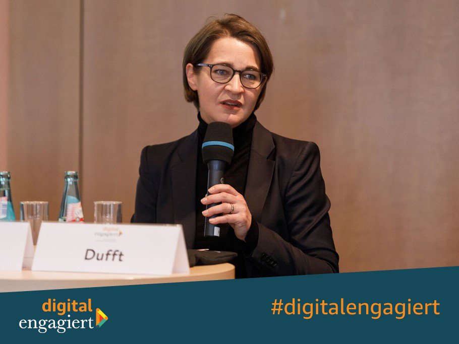 Amazon News DE (@amazonnewsde) on Twitter photo „Die #Zivilgesellschaft muss starke Stimme bei der #Digitalisierung entwickeln und diese mutig mitgestalten.“ <a href="/NicoleDufft/">Nicole Dufft</a> von <a href="/betterplacelab/">betterplace lab</a> beim Kick-off von #digitalengagiert „Die #Zivilgesellschaft muss starke Stimme bei der #Digitalisierung entwickeln und diese mutig mitgestalten.“ <a href="/NicoleDufft/">Nicole Dufft</a> von <a href="/betterplacelab/">betterplace lab</a> beim Kick-off von #digitalengagiert