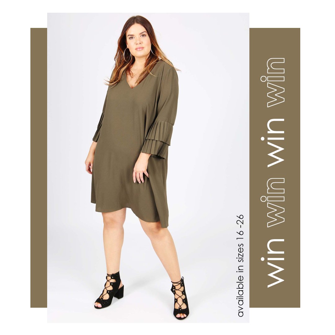 _Lovedrobe_'s tweet photo. #COMPETITION TIME 🎉 

#WIN our NEW Lovedrobe GB Khaki Dress worth £35!

All you need to do is: 
1. LIKE our page
2. RETWEET this post
3. TAG 2 of your BFF's

Winner announced 23.03.18 https://t.co/HFVc3RYQky