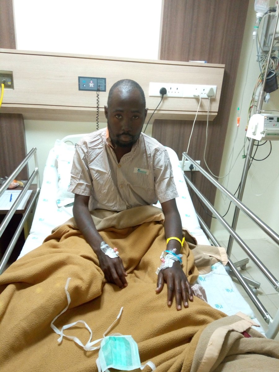 OleOmondi's tweet photo. Being in hospital bed without medication!! I ask you to support me raise Ksh6.5m for treatment of acute Leukemia. Pay Bill 138182
1222903350
Bank. 
KCB Milimani Branch.
Acc name. Dennis Musindi
Acc no. 1222903350
For more info Nancy Mwanza(wife) 0715958679 or Anne on 072681285 https://t.co/FxiTxea9SG