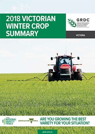 Looking for some weekend reading? The Victorian Winter Crop Summary is available online and will be hitting mailboxes soon! Download it here >  buff.ly/2HtMTBa