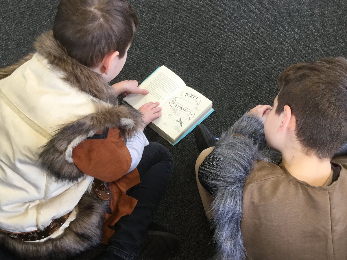 WaylandJunior's tweet photo. A lovely hum around school today as children read their favourite book to someone from another year group. #wjawbookday https://t.co/T4p8qa21yK