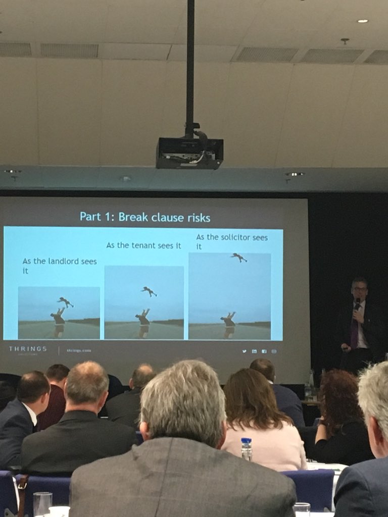 BethGoodyear's tweet image. Love this.... great visual about break clauses from Warren Reid from @ThringsLaw #BIFMSW #learning