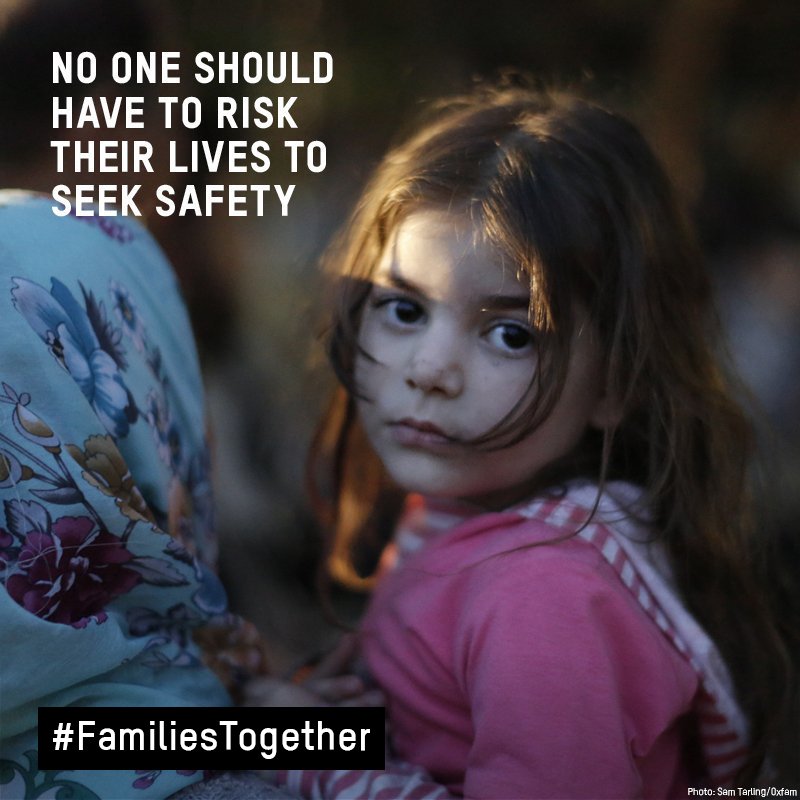 "Refugee family reunion is truly life changing" #FamiliesTogether