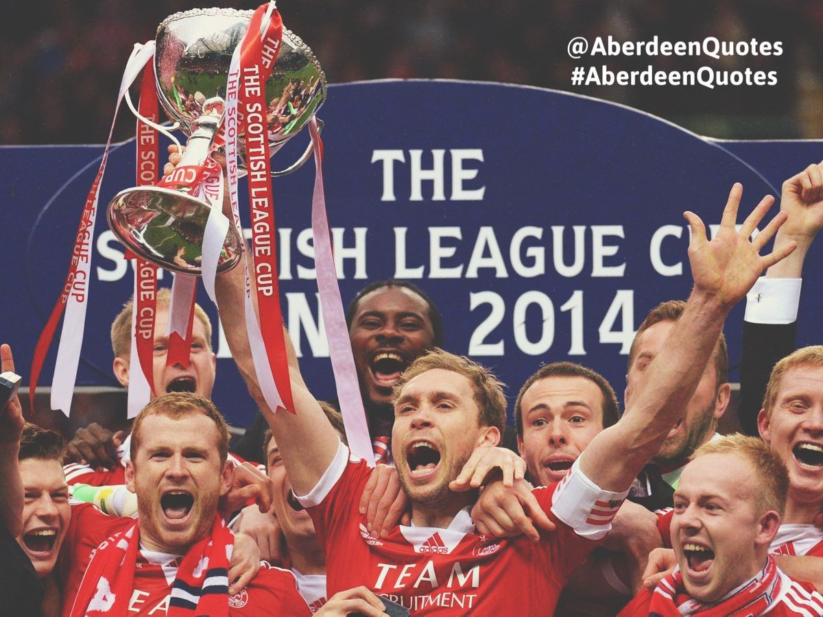 “He is an Aberdeen captain who lifted a trophy. It was such a pivotal moment and he deserves that tag as being a successful captain.” - Derek McInnes on Russell Anderson 16/03/2014 #AberdeenQuotes