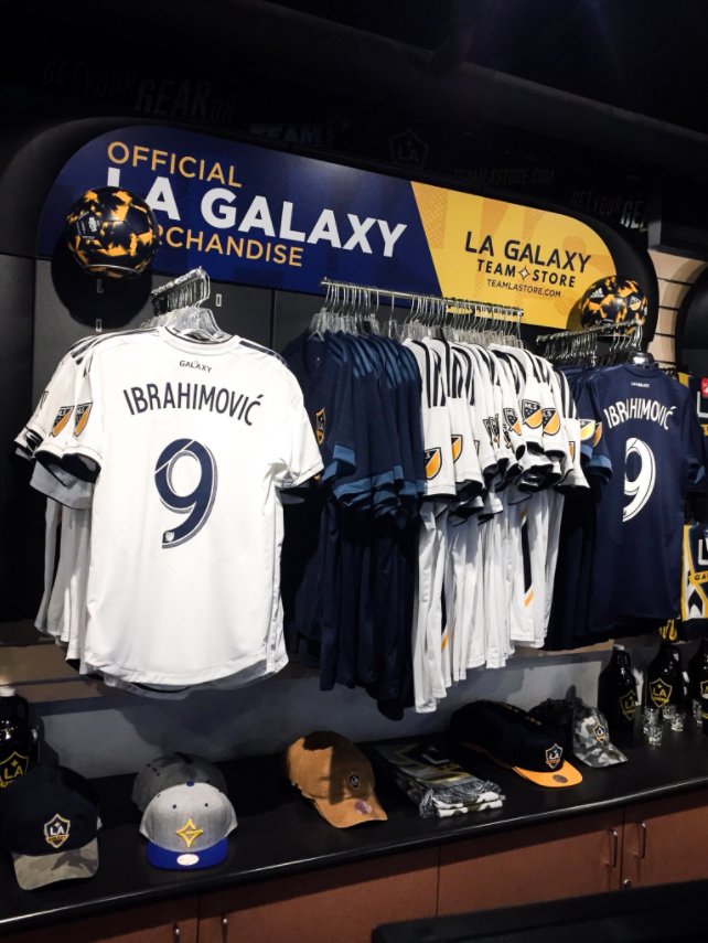 Dignity Health Sports Park on X: Your #LAGalaxy @ibra_official jerseys are  now available at #StubHubCenter's Team LA Store:    / X