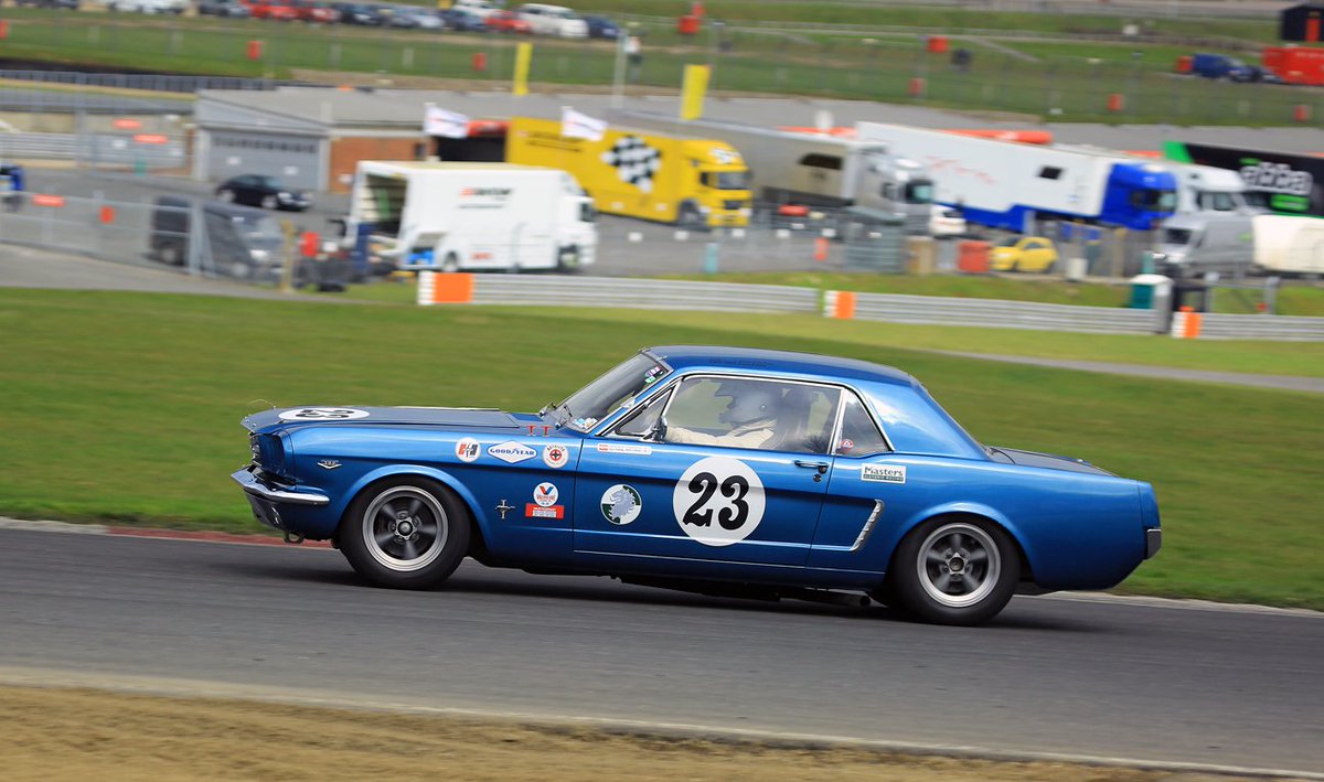 BES_Photography's tweet photo. A trio of Ford Mustangs testing @Brands_Hatch . @HistoricSCC , @Thundersaloons . #americanmuscle, #musclecar , #mustang https://t.co/GeqlFZnEa5