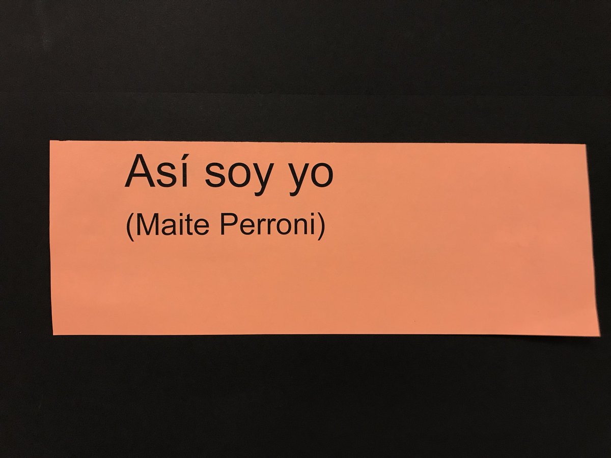 buya74's tweet photo. We got a winner!!! Locura de marzo’s winner: Así soy yo - Maite Perroni #IDEACenterHS  Gracias por la Idea! @MisClasesLocas https://t.co/jpote7JsEn