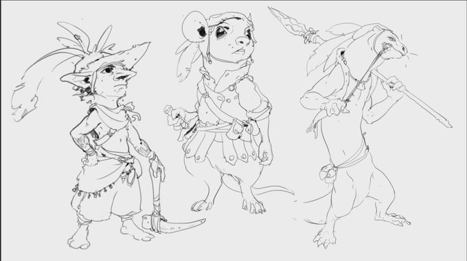From the stream. All redwall, save for the goblin. 