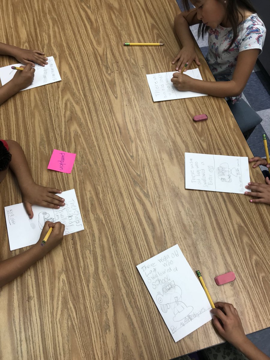 MGeair's tweet photo. Making our own “There was an Old Lady...” books. #weAreWriters #rioschools #rdn9 https://t.co/E5VH0ggEYS