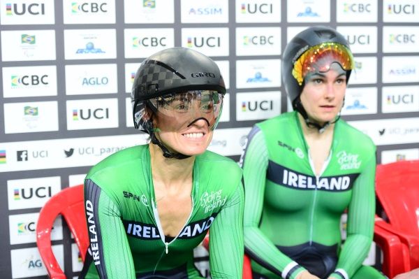 MEDAL ALERT: Katie-George Dunlevy and Eve Mc Crystal have won bronze in the WB Tandem 3km Individual Pursuit at the Paracycling Track World Championships in Rio with a time of 3'34"23 ☘🇮🇪🚴‍♀️🥉🥉