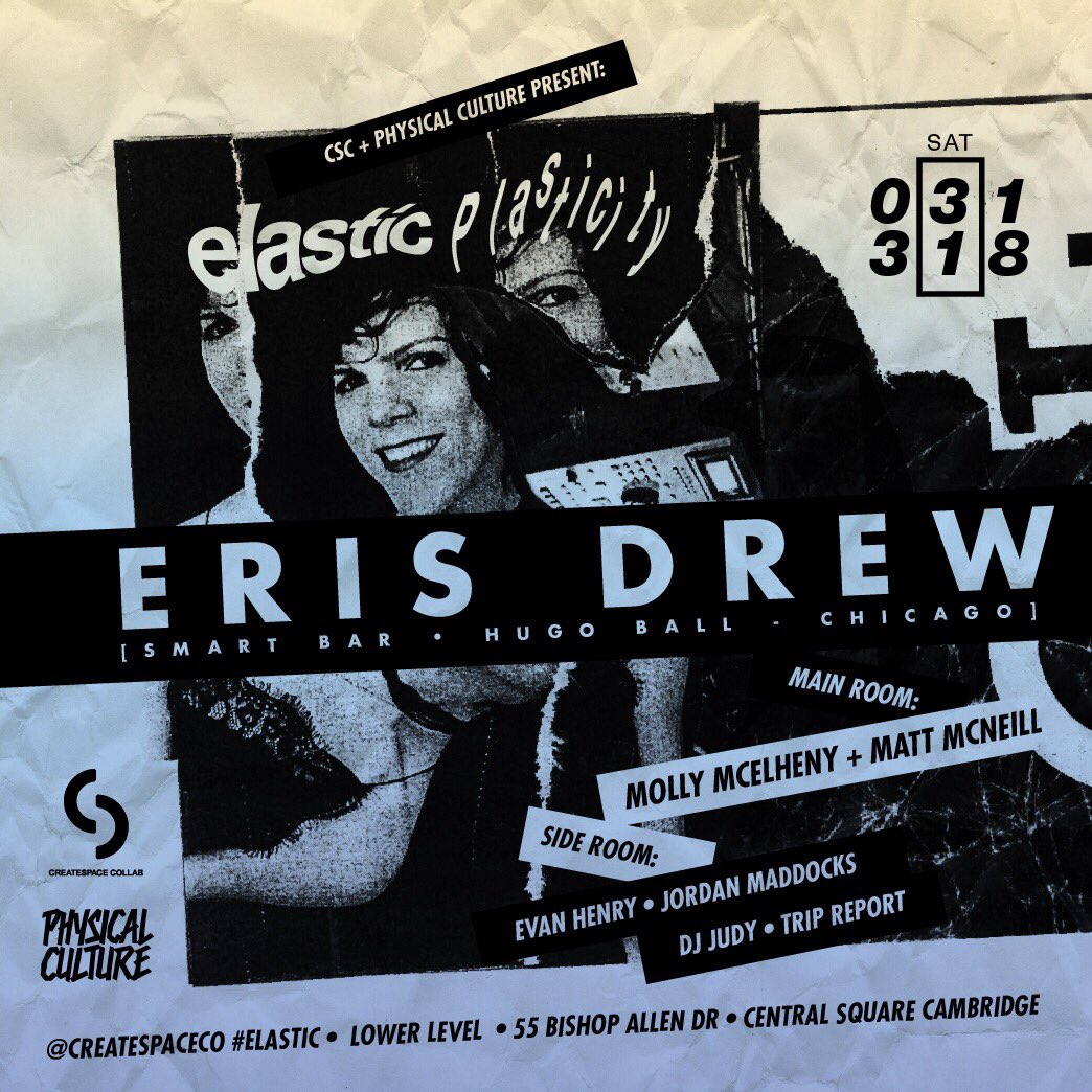 🗣 ICYMI: the one &amp; only @ErisDrew headlines a stacked lineup at The Lower Level in Cambridge next Saturday, March 31! Limited discount presale tix remaining: tickettailor.com/events/thelowe…