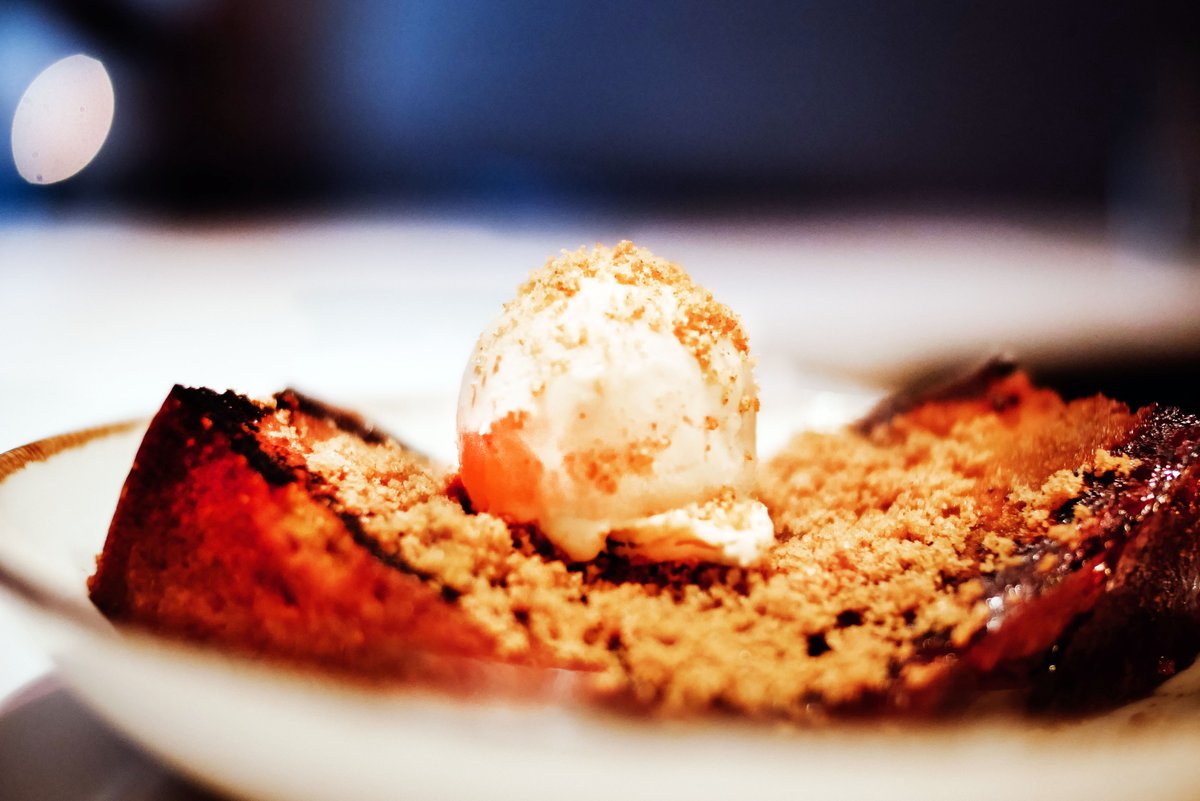 We've got 3 dessert options, one of which is our Apple Cake.