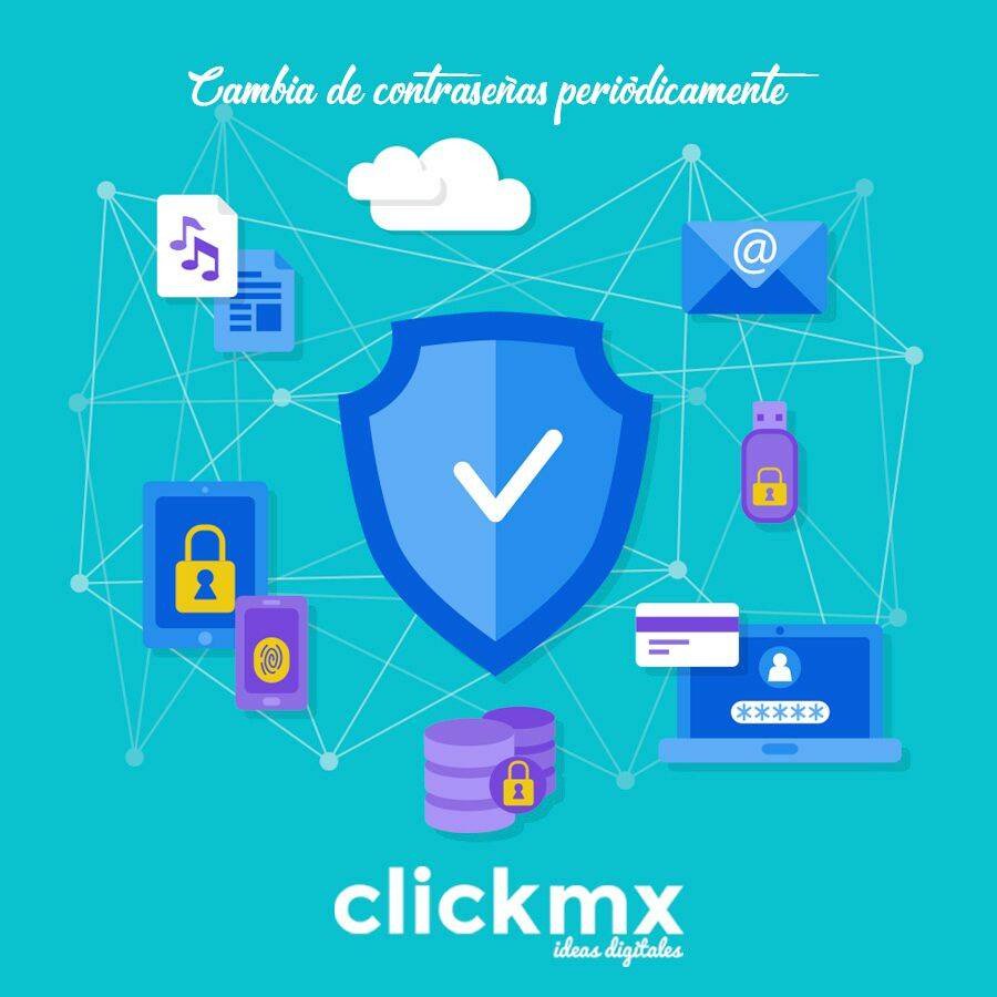 click_mexico's tweet image. No olvides que cambiar tu contraseña ayuda a mantener más seguras tus cuentas, y tus archivos. 
#ClickTips