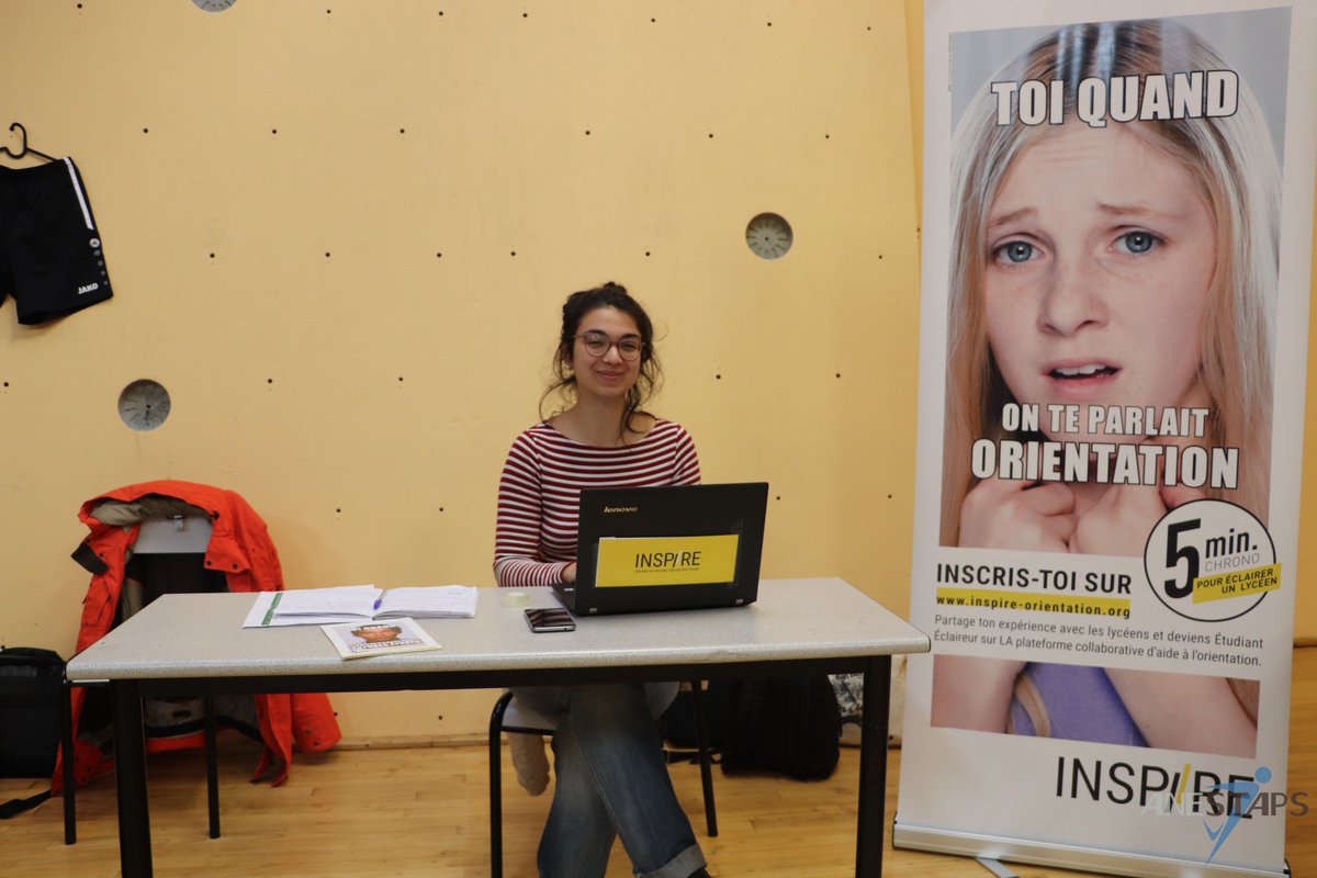 ANESTAPS's tweet photo. Merci à la présence d'@InspireOriente au #VillagePartenaires du 38ème #CongrèsANESTAPS ! L'#OrientationActive est notre quotidien pour orienter au mieux un maximum de jeunes. https://t.co/1eTFPQBQ3F