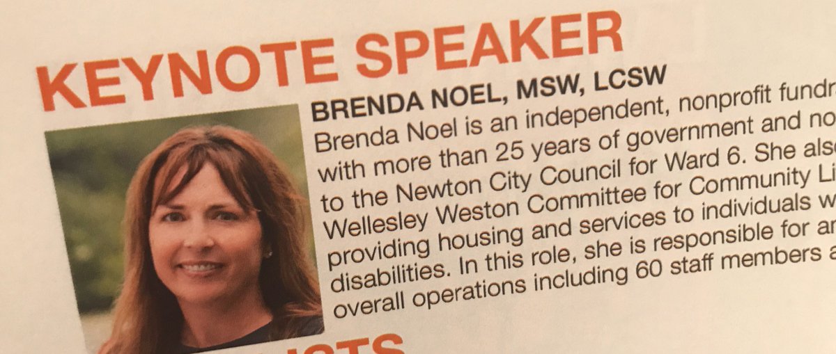 BUWheelock's tweet photo. keynote: Newton City Councilor and Wheelock BSW alum @IamBrendaNoel shares her journey to Wheelock, her first protest, and decision to run for elected office. #wheelockcollege #socialwork https://t.co/JloJV8tUtK