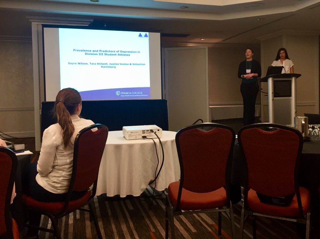 ICPeakLab (@icpeaklab) on Twitter photo <a href="/tarastilwell6/">Tara Stilwell</a> and Sayre Wilson presenting on prevalence and predictors of depression in NCAA Div3 athletes <a href="/ECSEPS_2018/">ECSEPS 2018</a> <a href="/IthacaCollege/">Ithaca College</a> #great #workshop on #mentalhealth in sport <a href="/tarastilwell6/">Tara Stilwell</a> and Sayre Wilson presenting on prevalence and predictors of depression in NCAA Div3 athletes <a href="/ECSEPS_2018/">ECSEPS 2018</a> <a href="/IthacaCollege/">Ithaca College</a> #great #workshop on #mentalhealth in sport