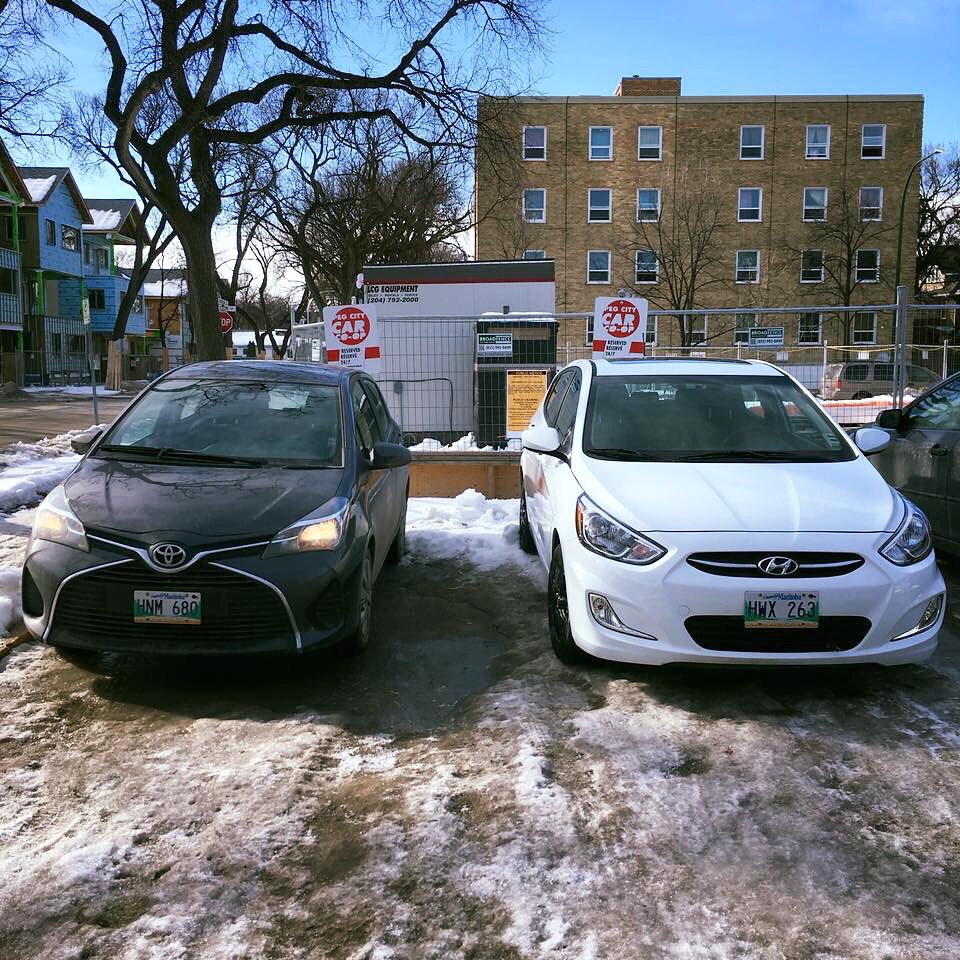 Peg City is excited to announce the addition of a third vehicle to #Wolseley! #oldgracehousingcoop #pegcitycarcoop #sharedmobility #carsharing #winnipeg #drivelesslivemore