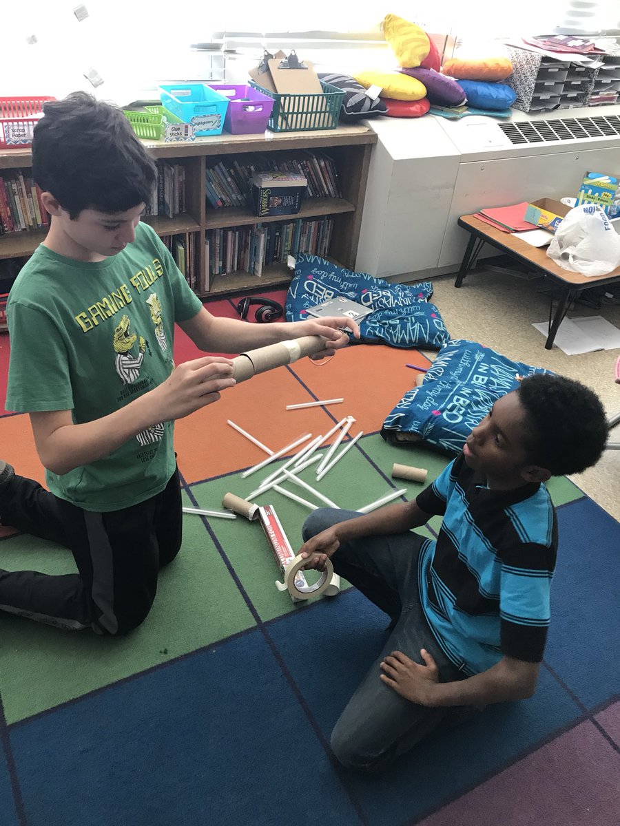 Wellwood5th's tweet photo. Maker Faire construction underway!!🔨🚧 @mrsdevtweets @KatieLugli @Jodilo0113 https://t.co/qvojhb2wcP