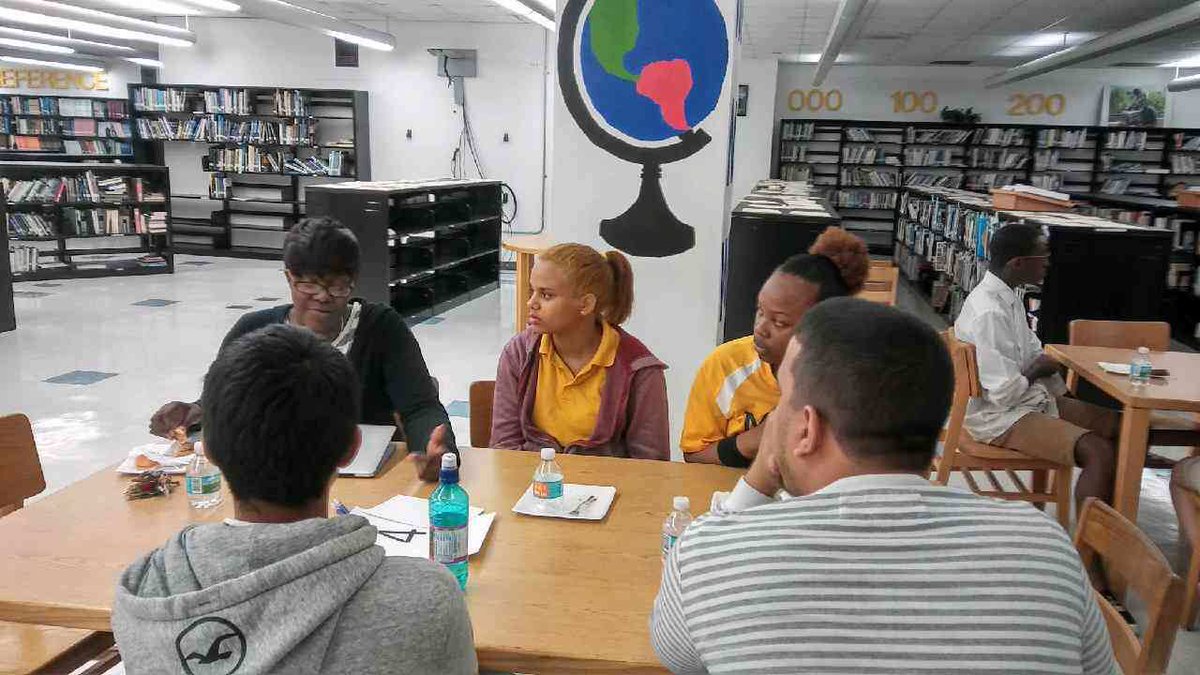 campus_shield's tweet photo. Miami Northwrstern B.O.L.D. Connections workshop. Students and teachers having COURAGEOUS CONVERSATIONS in order to change #schoolculture. @MDCPS @MDCPSCentral @MDCPS_D2 @StdtSvcsMDCPS @MNWSHS_Bulls #CampusShield #socialemotionallearning https://t.co/3V29Y7pHuK