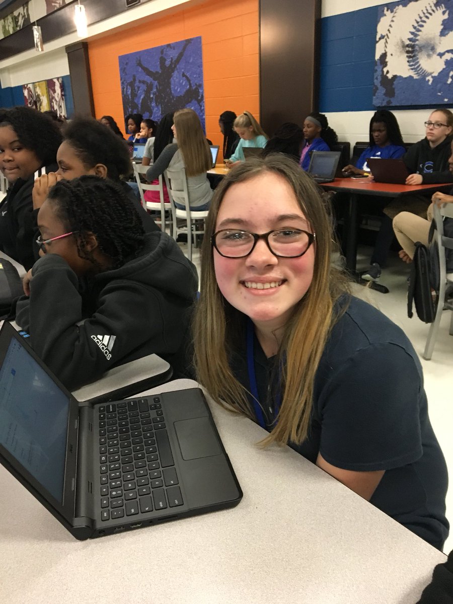 keriacamp's tweet photo. Having a blast watching 7th and 8th grade girls #breakthebarrier with their #STEAMgirlswag! @TCBOE @Winterboro_High https://t.co/QnaafISTF0