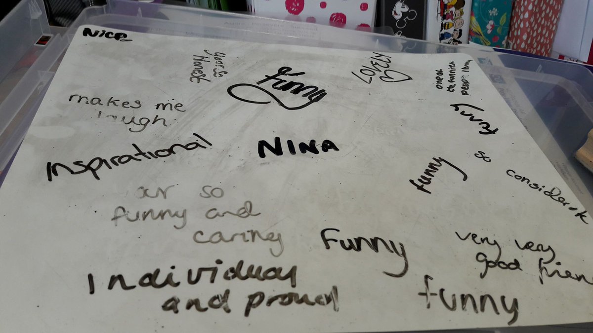 Year 12 girls doing a workshop on positivity and thinking about the power of our words and actions. Finished off with a task where they had to write only positive comments on each other's boards #beautiful #powerofwords <a href="/EppingStJohns/">ESJ</a> <a href="/ESJstudent6form/">ESJ Student Sixth Form</a>