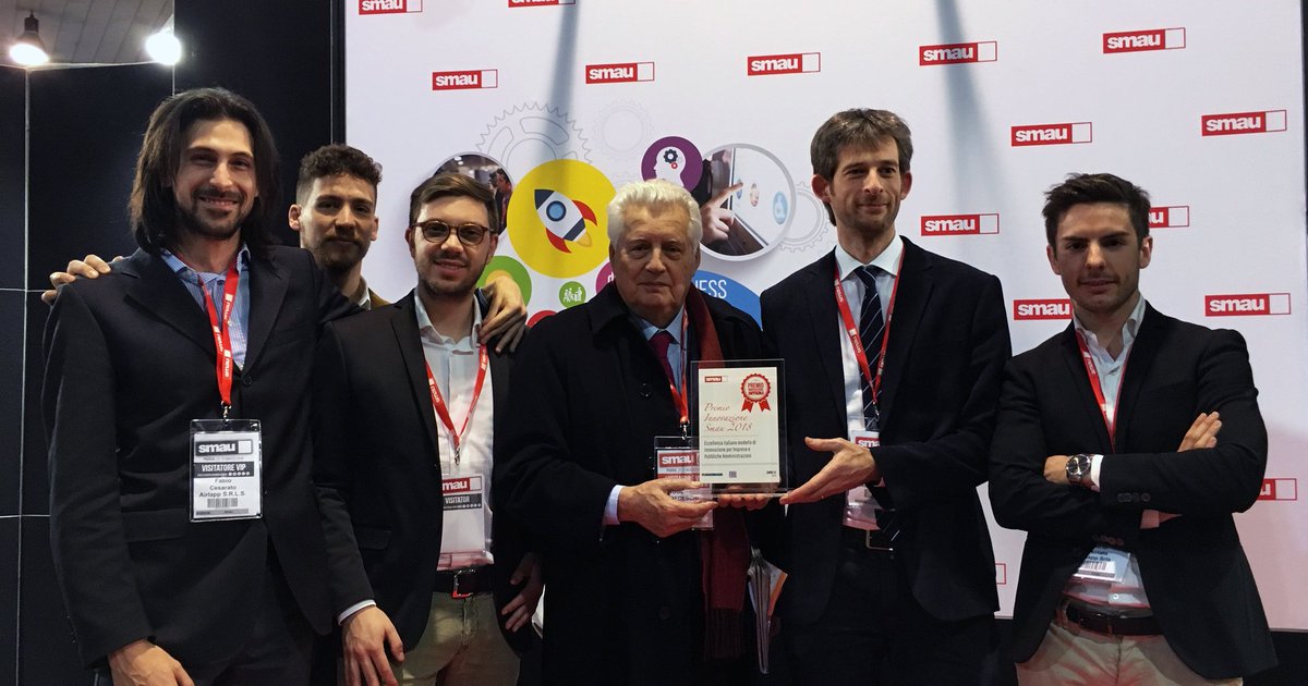 airlapp's tweet photo. Siamo oltremodo onorati di poter annunciare che la multinazionale @BedeschiSpa ha vinto il #premioINNOVAZIONESMAU2018 utilizzando la nostra piattaforma di #RealtàVirtuale #Regiverse.
A poco più di un anno dall'apertura è un enorme #successo!
#Vr #app #startupp #virtualreality https://t.co/kI1ClxMEQ0