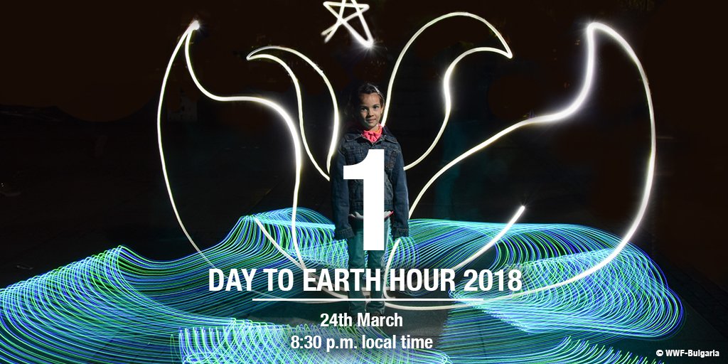 All geared up for #EarthHour 2018? 😎  it’s taking place TOMORROW, and we’re super excited to see what you've planned! don’t forget: 24 march, 8.30pm local time ⏰  see you there!