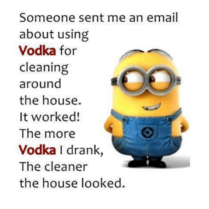 "A Shot of Vodka a day keeps the Doctor away" while #MaximumCleaning keeps the dirt in your house away.Call us now or visit maximumcleaning.com to book our #cleaningservices now! #CleaningServicesNJ #JanitorialServices