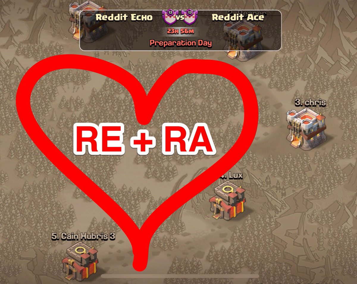 A whole lot of familiar faces on the other side 😍. 3/7/10 No Dip, <a href="/TheOfficialRCS/">Reddit Clan System</a> #RWT doesn’t get any more legit than this. GL <a href="/RedditAceClash/">RedditAceClash</a>