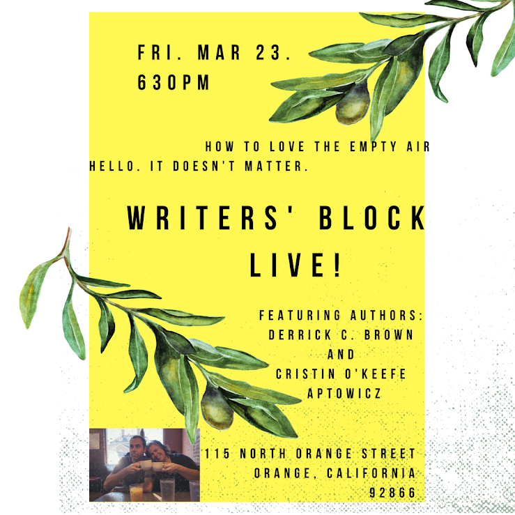 Tonight! Cristin O'Keefe Aptowicz and I will be reading from our new books and recording a podcast in front of a live audience at <a href="/1888center/">1888center</a>! Free show. More details at brownpoetry.com.