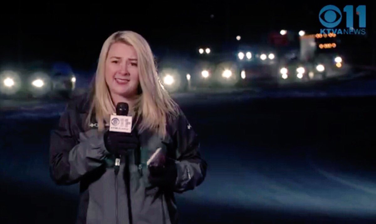 cassieschirmtv's tweet photo. The moment I realize after my live hit I’ll be sharing the #bridgepocalypse traffic with everyone else driving back to the station. Make sure to put your #patientpants on. #anchorage #traffic #eagleriver #valley #alaska #bridge https://t.co/dwzdCKCHT8