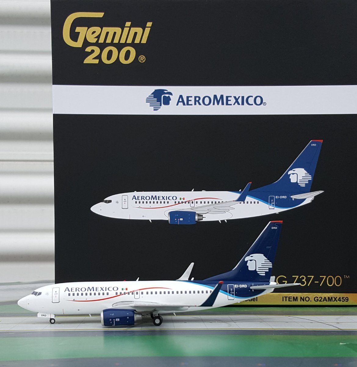 Gemini Jets Aeromexico Boeing B737-700W 1/200 
