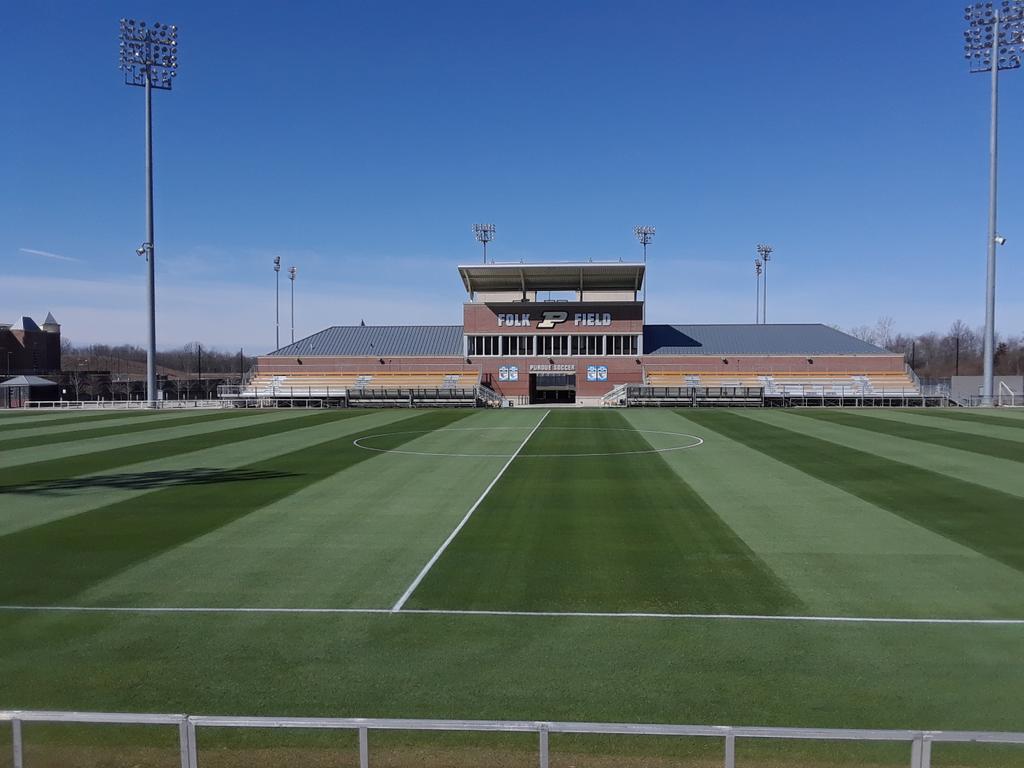 lievense_nick's tweet photo. Game Day! The pitch is all set for first spring match at #FolkField against @NDSoccer. #BoilerUp #nofilter https://t.co/ngpOaXjhcV