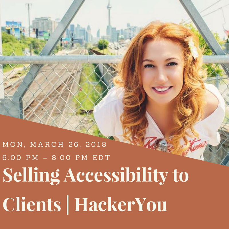 wearebspoke's tweet photo. We are super excited to announce that Marg will be leading a talk at #HackerYou in #Toronto to discuss #web #accessibility and why it's so important these days! You can sign up by copy and pasting https://t.co/DicWLlHCwB into your browser. Can't wait to see all of you there! https://t.co/nf2tkTJOzn