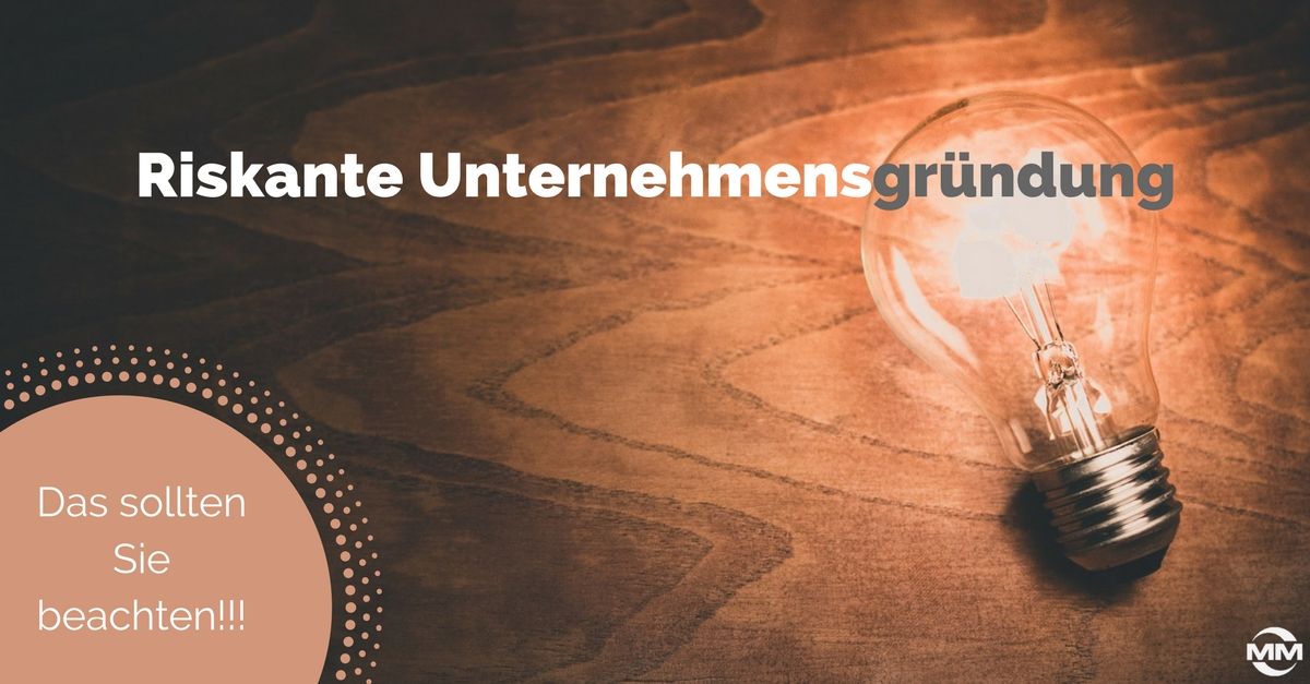 Diese #Risikofaktoren sollten Sie bei Ihrer #Gründung unbedingt im Hinterkopf behalten:💡 - buff.ly/2DOTQuu