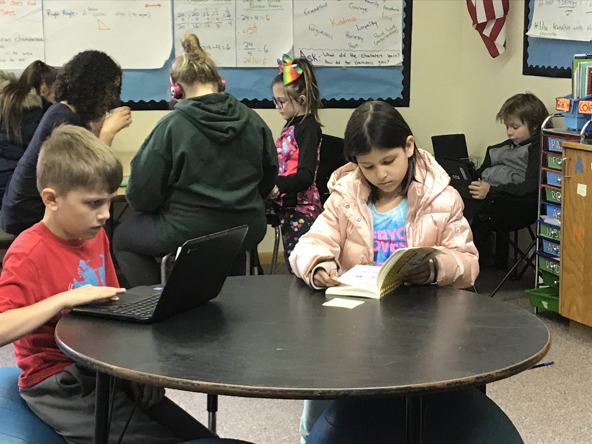 We are doing our reading 📖 groups right now