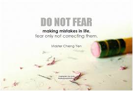 Do not fear making mistakes. Learn from them. #VoiceByDavid #ObjectiveBasedLearning #eLearning