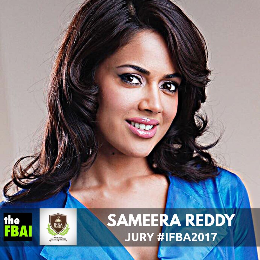 We have the gorgeous <a href="/reddysameera/">Sameera Reddy</a> as a jury for #IFBA2017 

<a href="/JWMarriottJuhu/">JW Marriott Juhu</a> 25.03.2018 <a href="/VikhroliCucina/">Vikhroli Cucina</a>