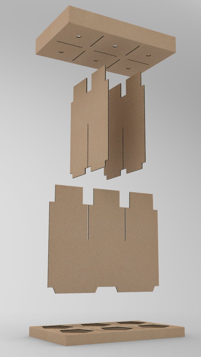 MadebyClassic's tweet image. Detail is everything - especially when it comes to specially engineered packaging. This 3d render is for the internals of a shipping case to protect the odd shaped product #packaging #packagingdesign #engineeredpackaging #3d #bespokedesign #solution #shippingcarton #madebyclassic