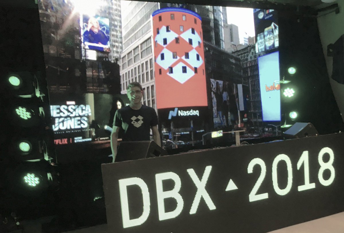 danielrh's tweet photo. #dbx2018 #dbx Congrats to Dropbox! https://t.co/OG3KjtruNx