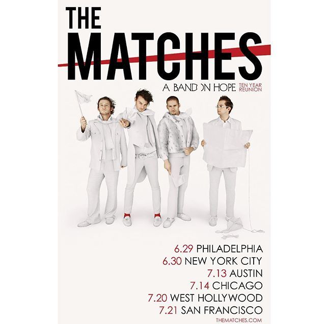 Philly and NYC shows with <a href="/thematchesband/">The Matches</a> are on sale NOW! Grab your tix, see ya there, cheers! #10yearsABIH