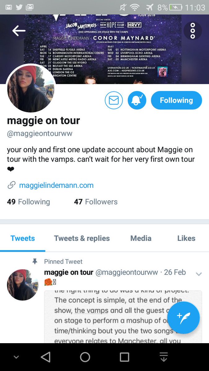 JakeMillerITA's tweet photo. @maggieontourww  https://t.co/7WTk53EURV