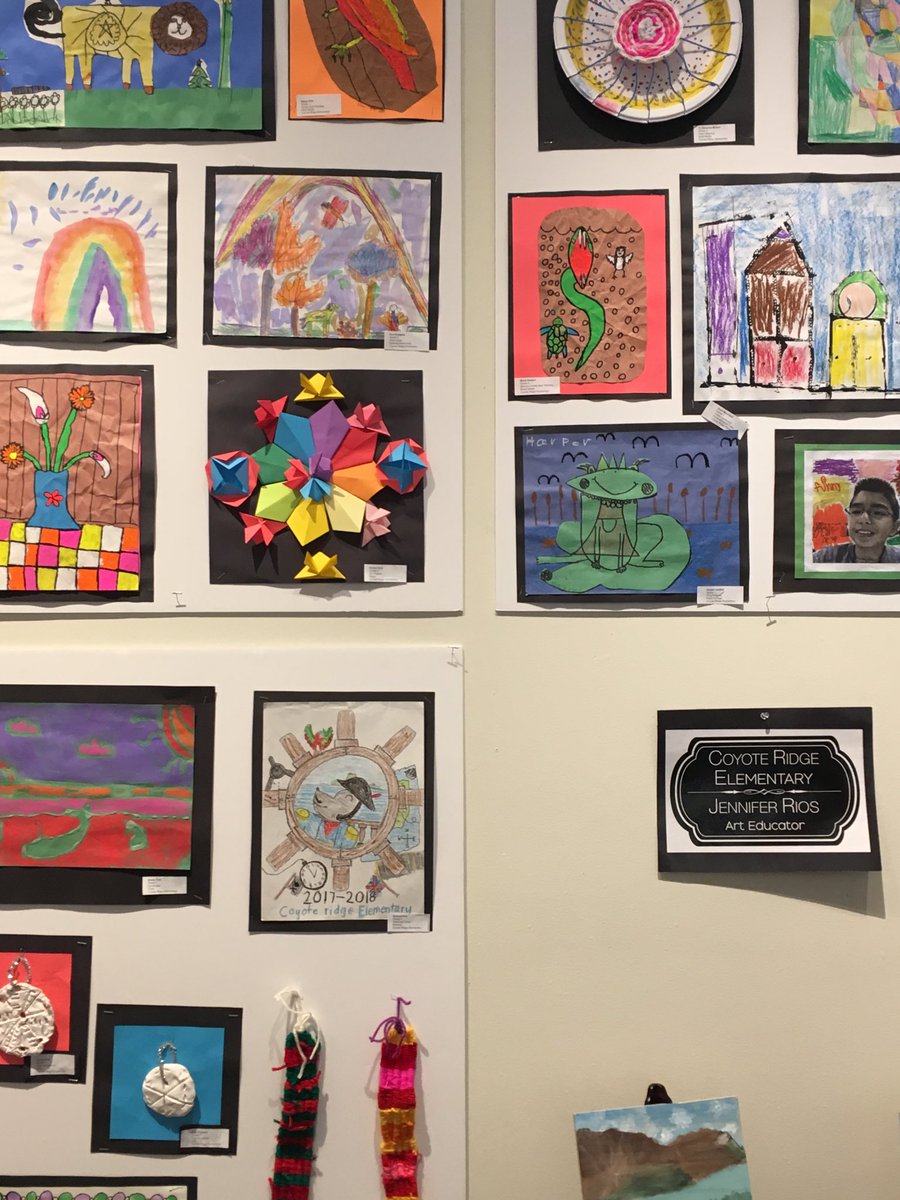 RobinMits's tweet image. Student art from Coyote Ridge.